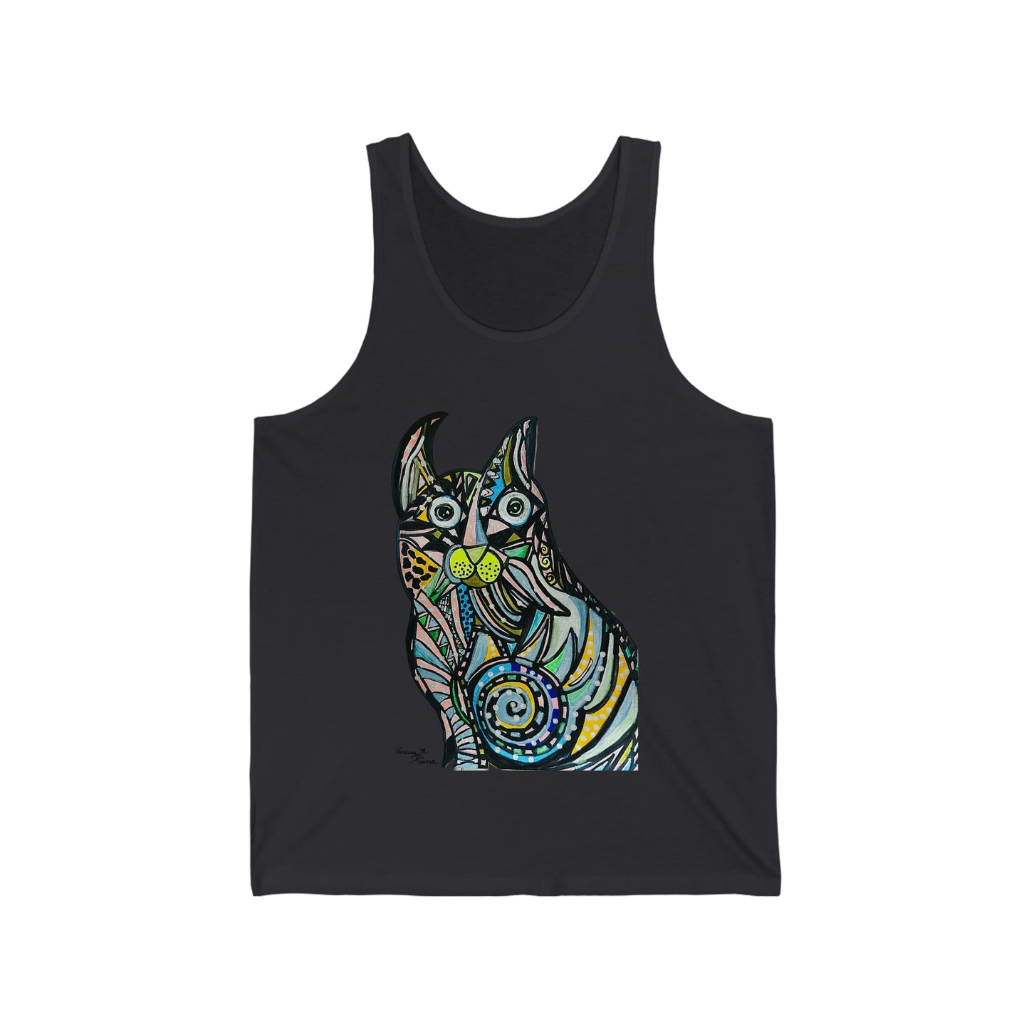 Cat - Unisex Jersey Tank