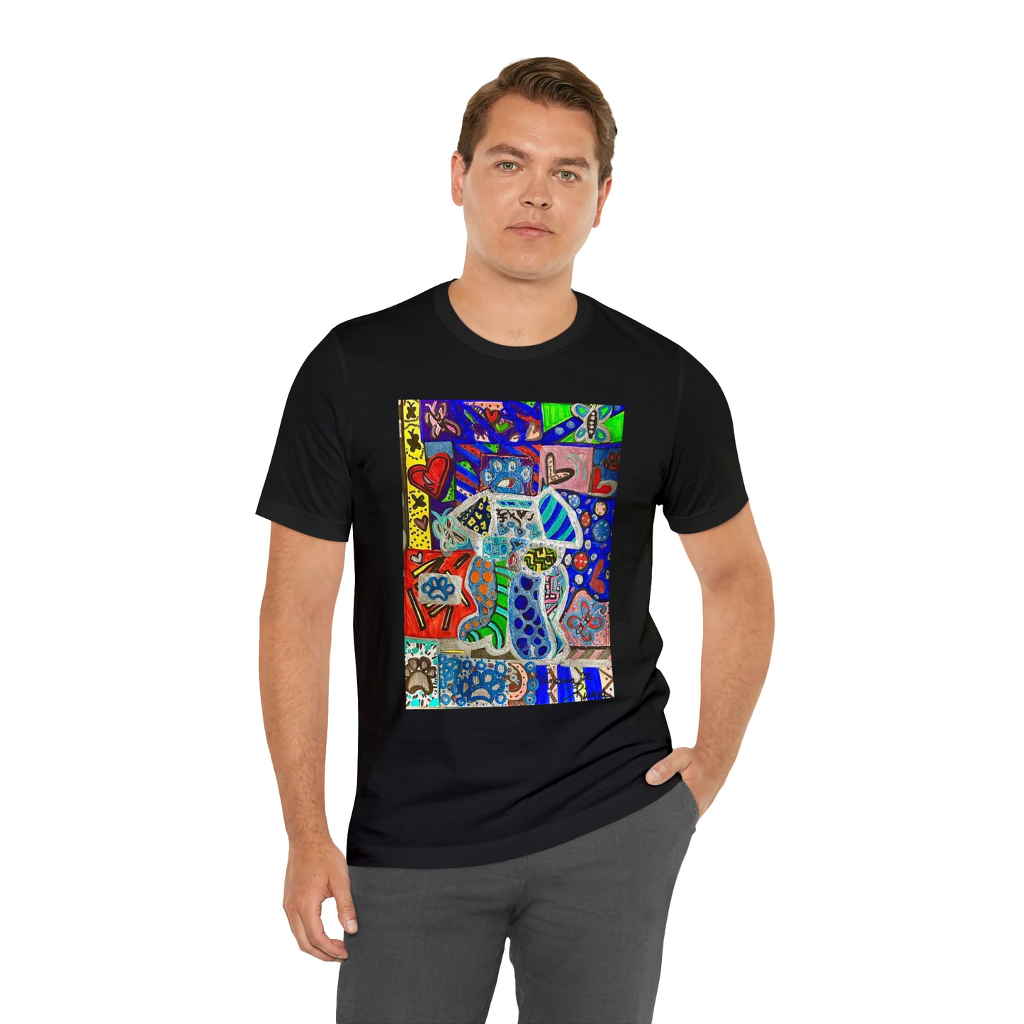 Abstract - Unisex Jersey Short Sleeve Tee