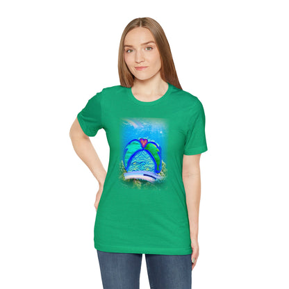 dolphin - Unisex Jersey Short Sleeve Tee