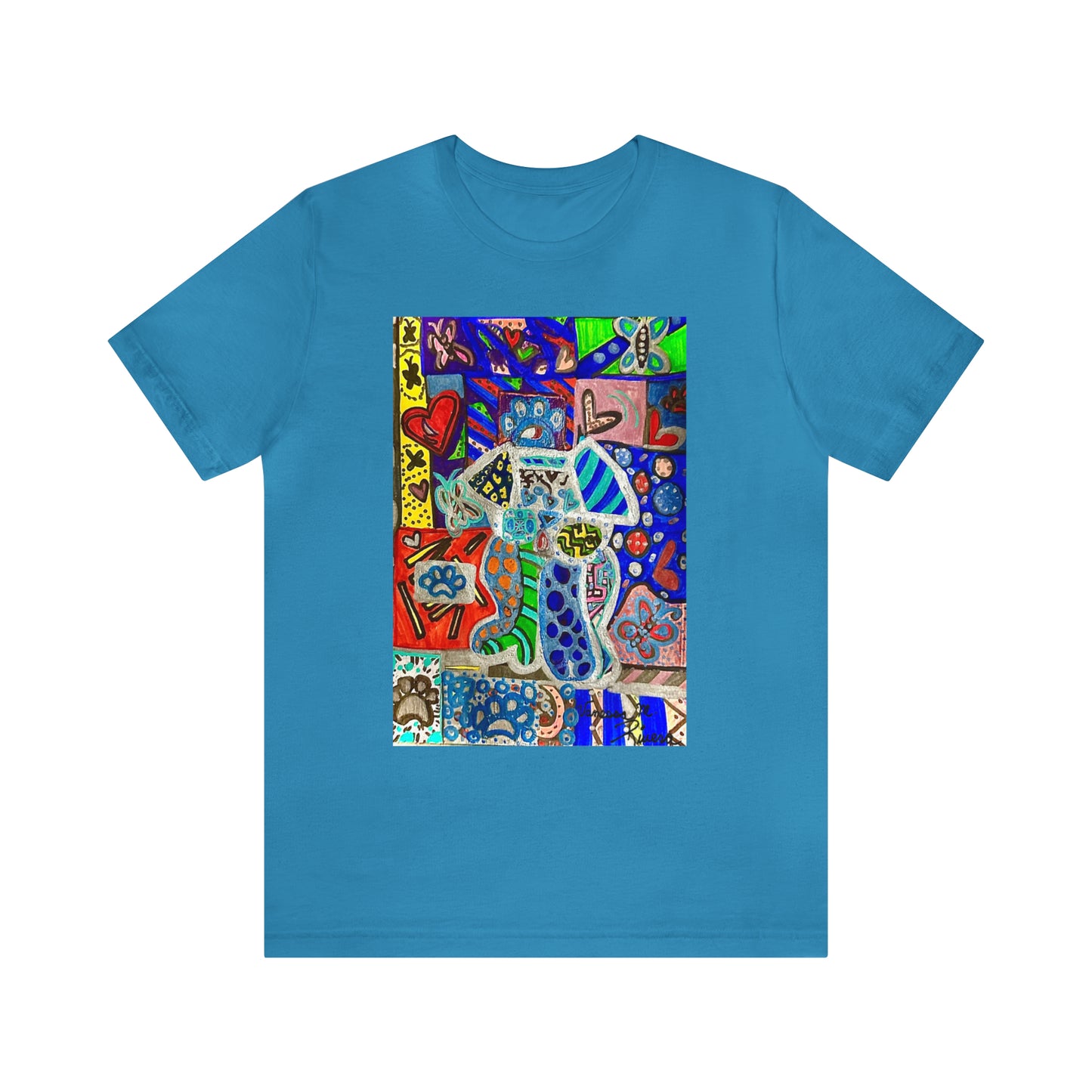 Abstract - Unisex Jersey Short Sleeve Tee