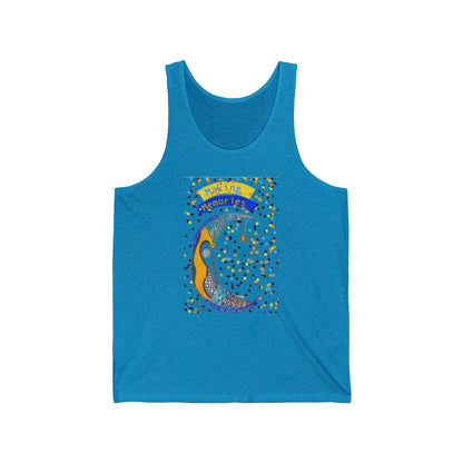 moon - Unisex Jersey Tank