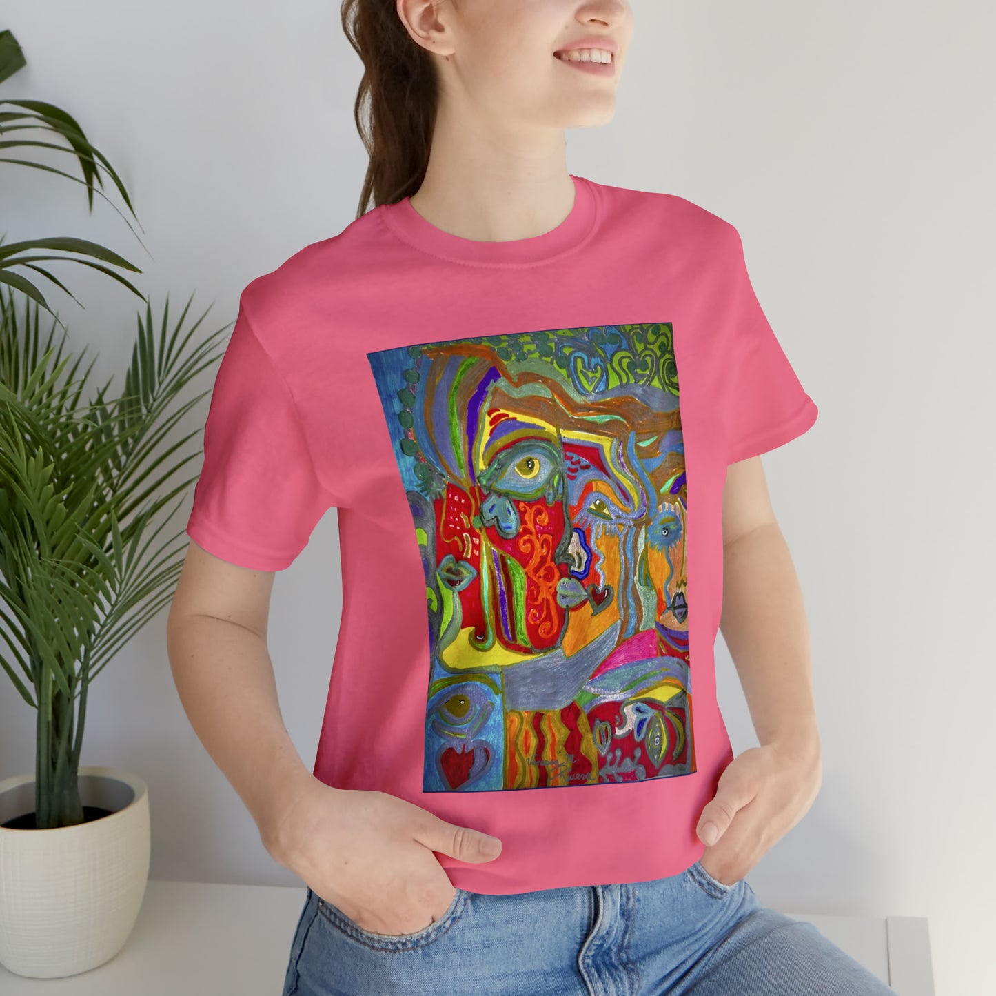 Abstract - Unisex Jersey Short Sleeve Tee