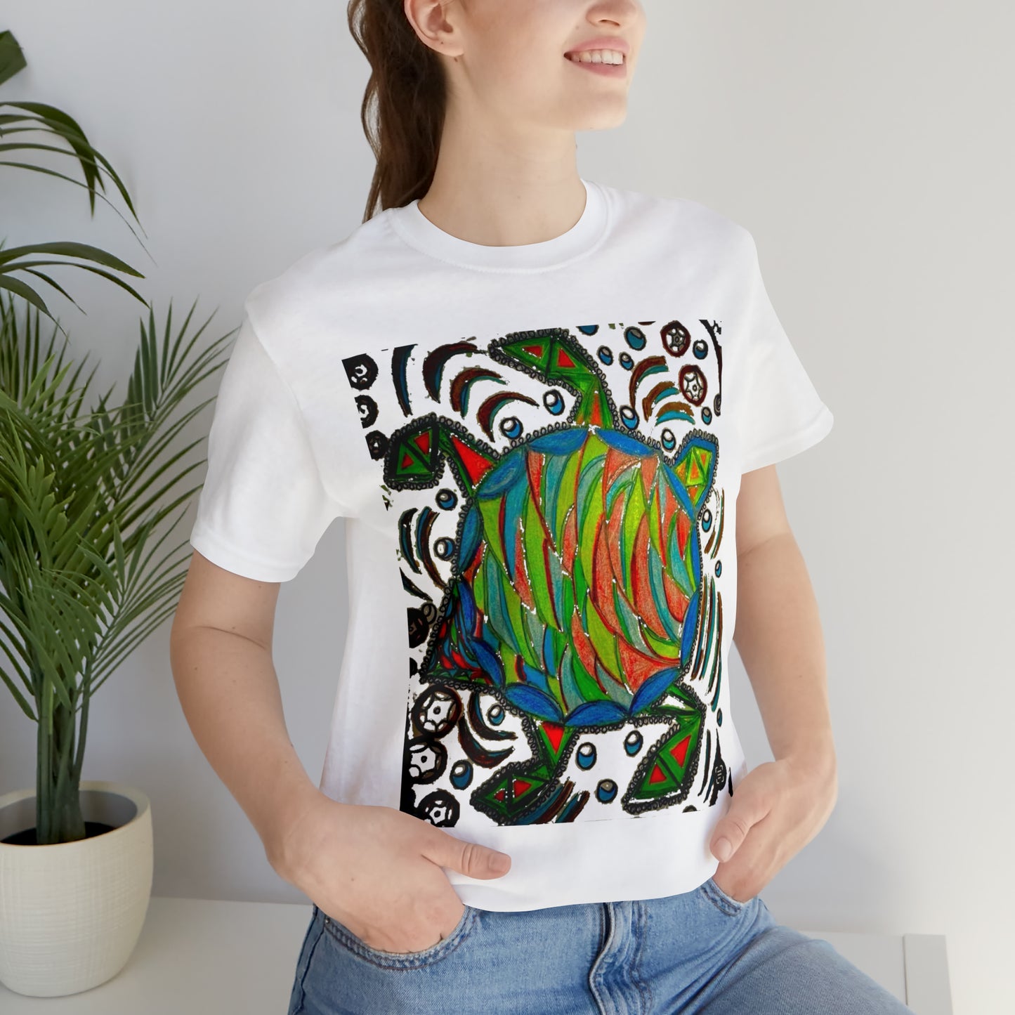 Abstract - Unisex Jersey Short Sleeve Tee