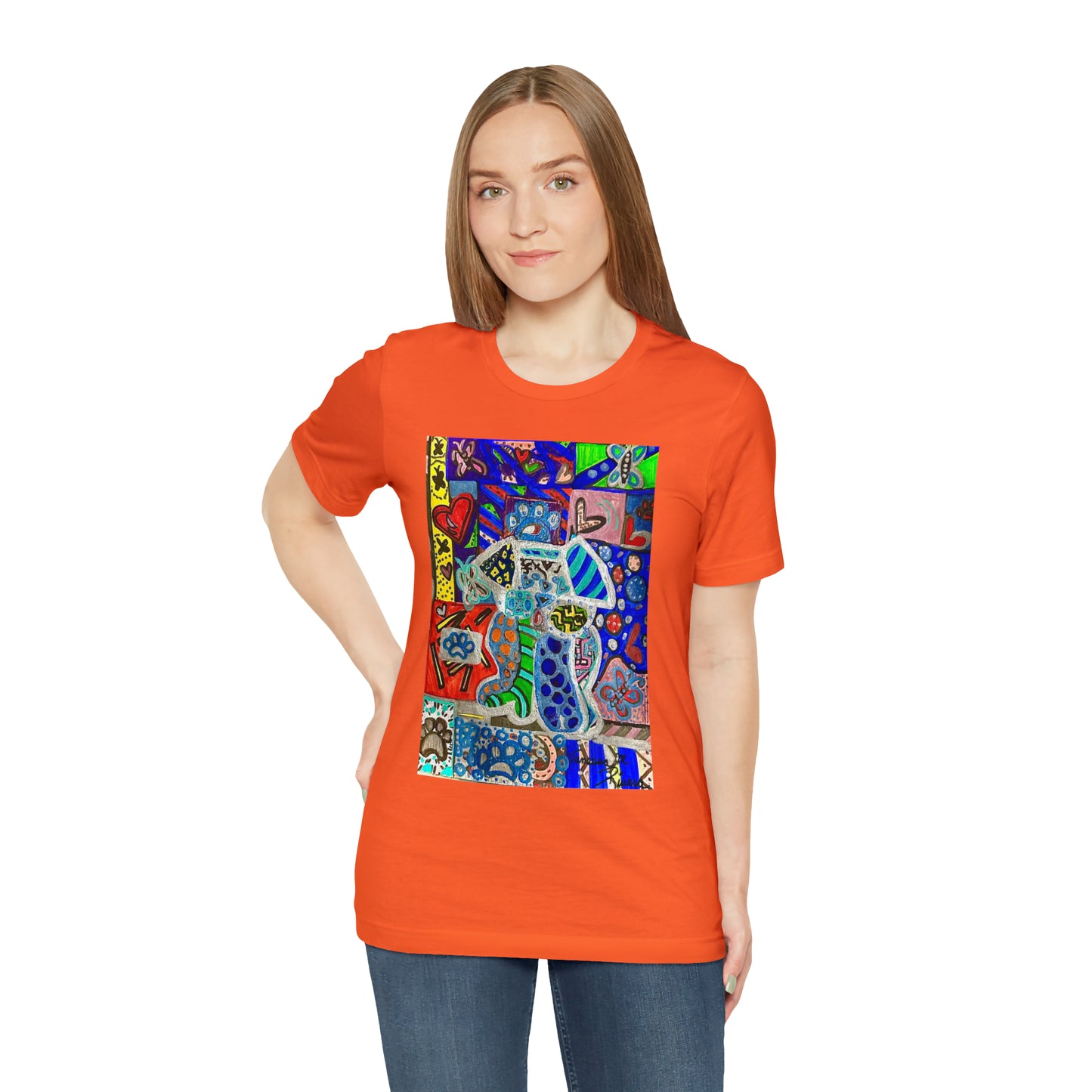 Abstract - Unisex Jersey Short Sleeve Tee