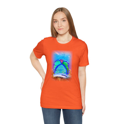 dolphin - Unisex Jersey Short Sleeve Tee