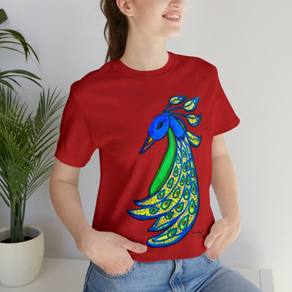 Peacock - Unisex Jersey Short Sleeve Tee