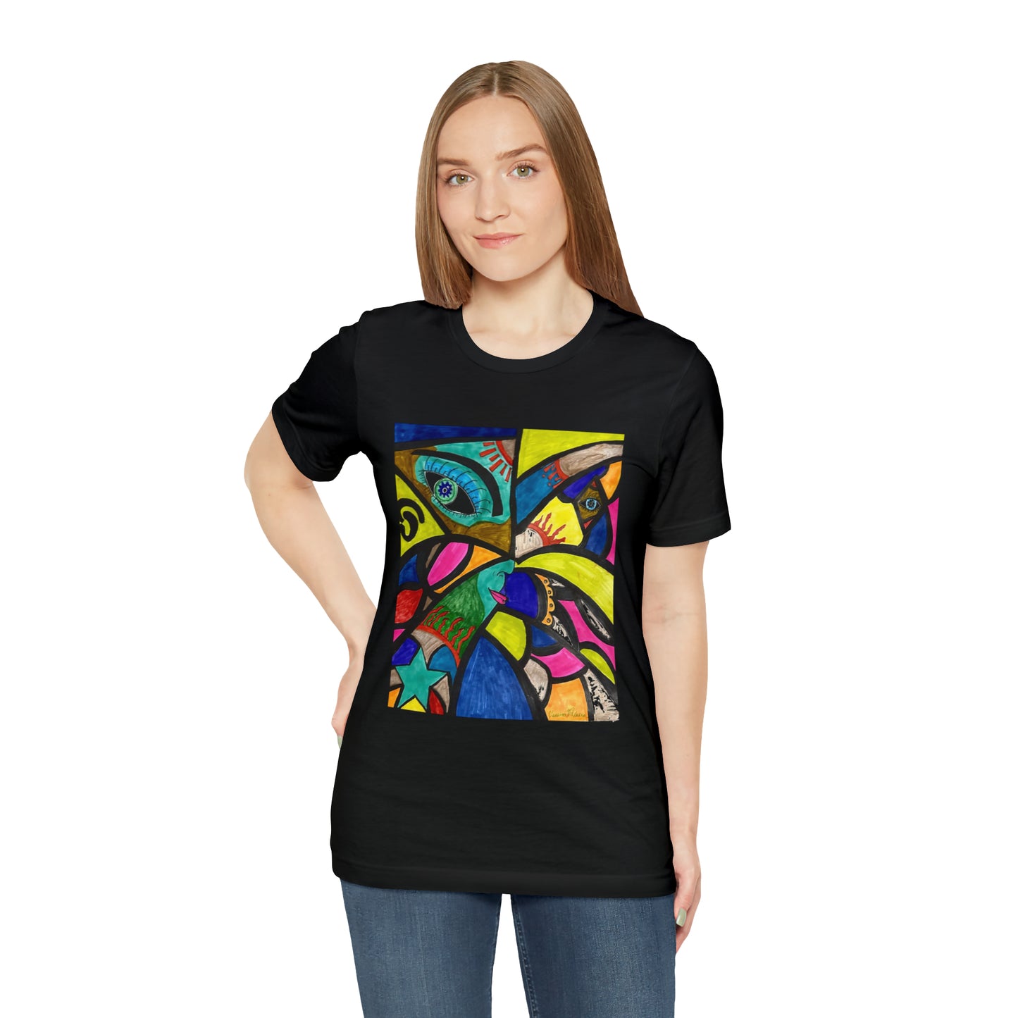 Abstract - Unisex Jersey Short Sleeve Tee