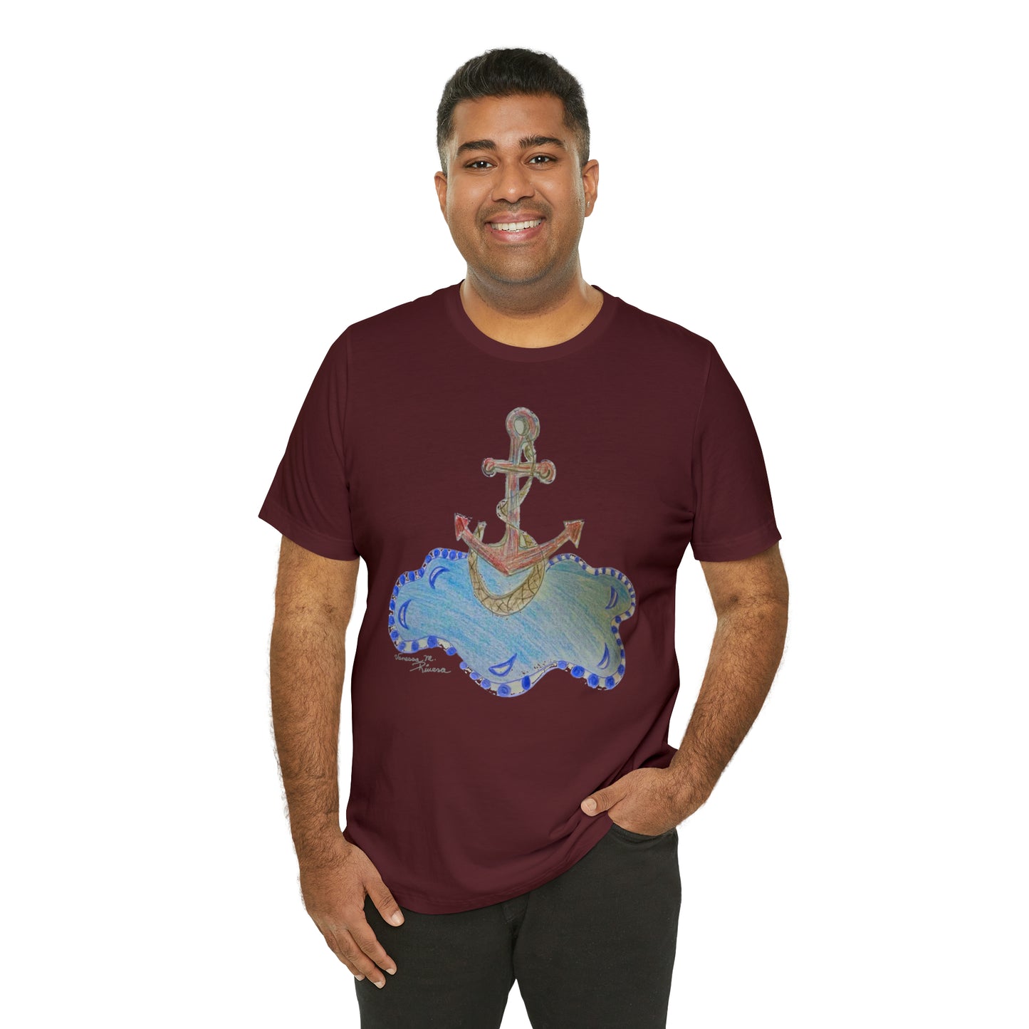 Anchor - Unisex Jersey Short Sleeve Tee