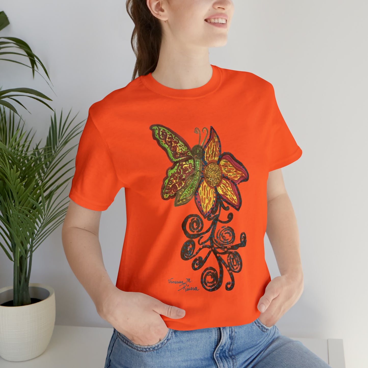 Butterfly - Unisex Jersey Short Sleeve Tee