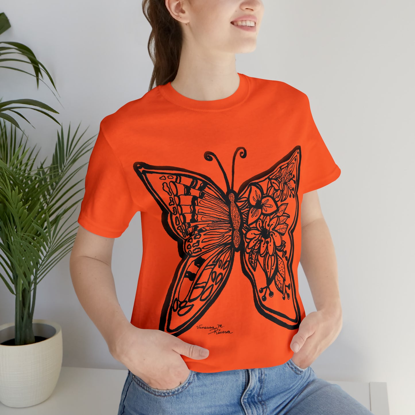 Butterfly - Unisex Jersey Short Sleeve Tee