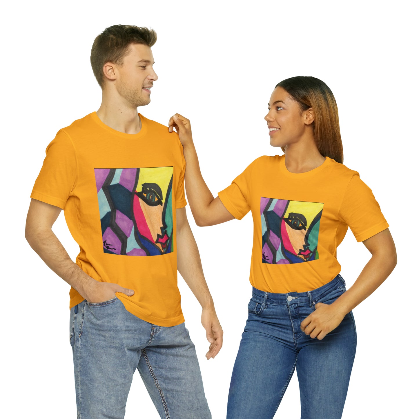 Face - Unisex Jersey Short Sleeve Tee