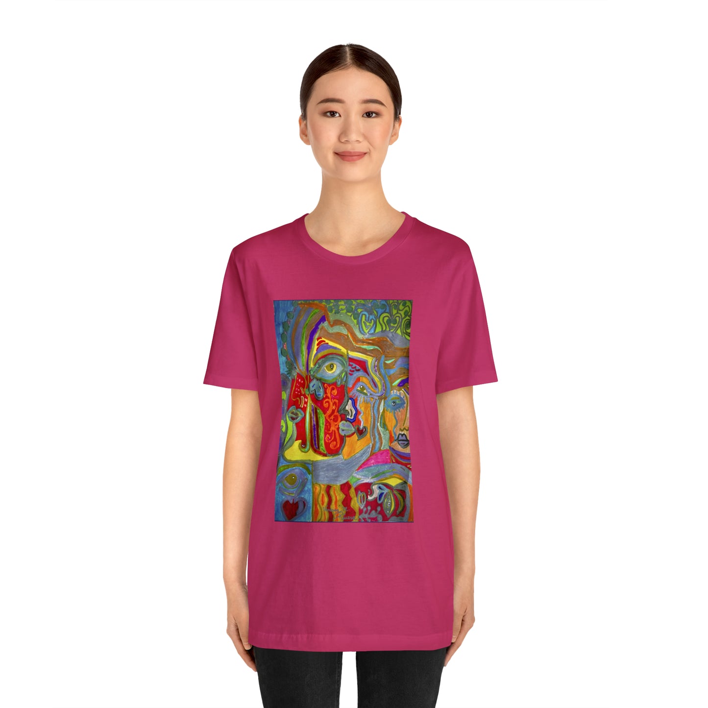 Abstract - Unisex Jersey Short Sleeve Tee