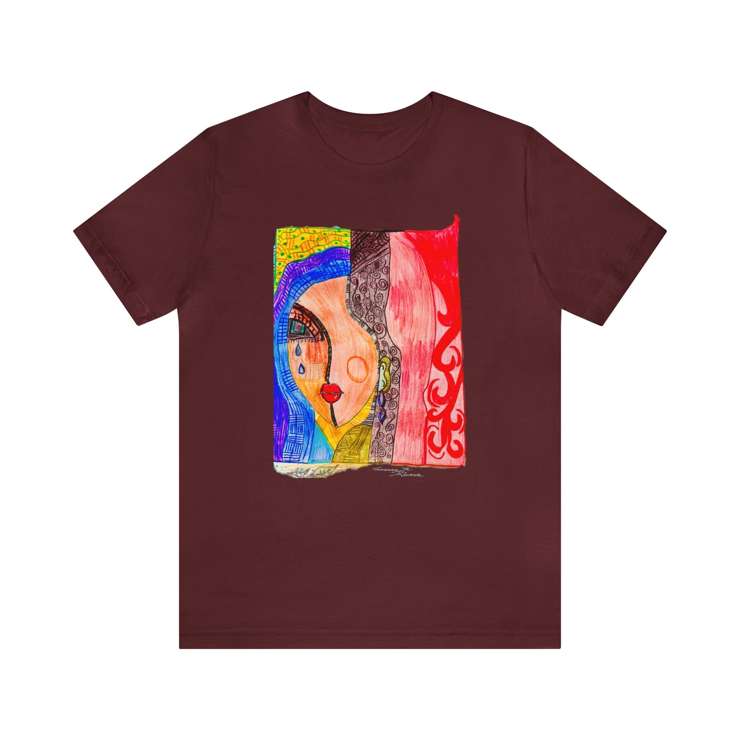 face - Unisex Jersey Short Sleeve Tee