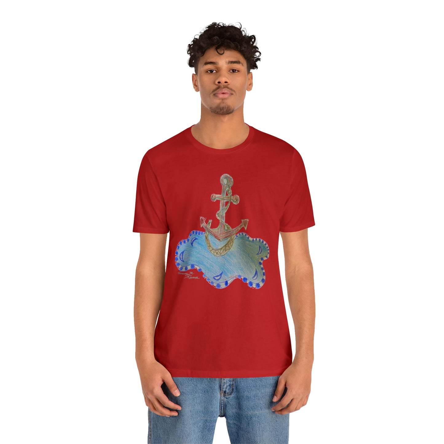 Anchor - Unisex Jersey Short Sleeve Tee