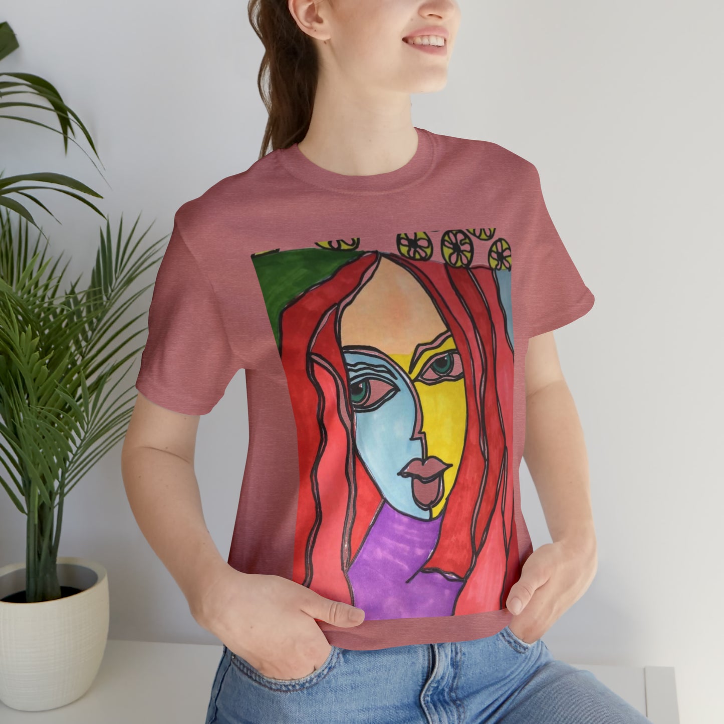 Face - Unisex Jersey Short Sleeve Tee