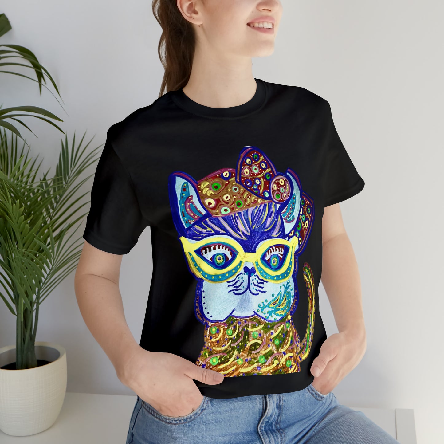 Cat - Unisex Jersey Short Sleeve Tee