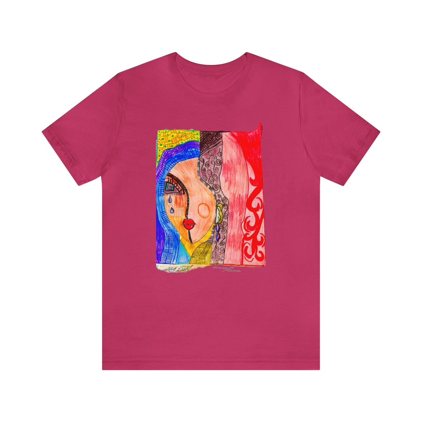 face - Unisex Jersey Short Sleeve Tee