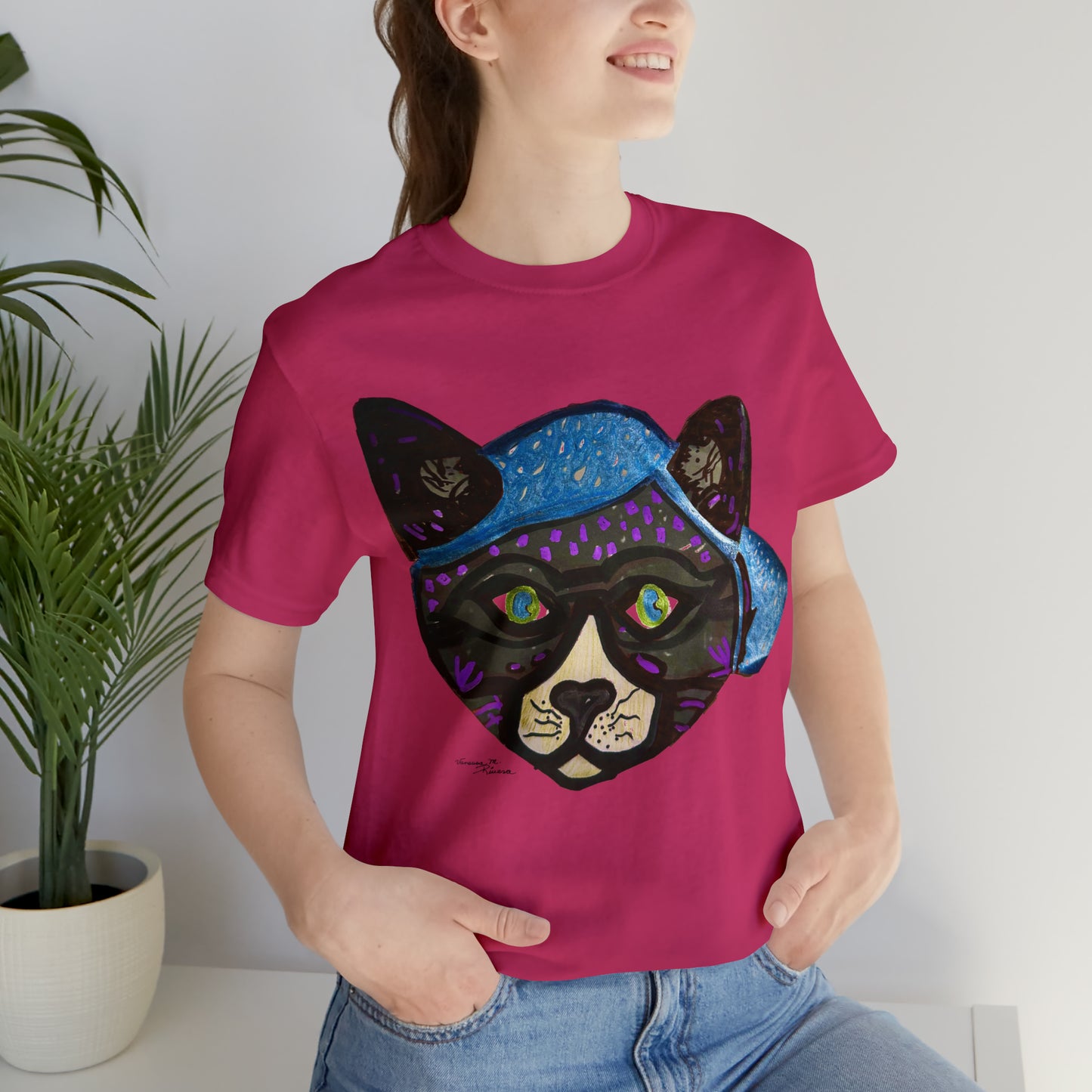 Cat - Unisex Jersey Short Sleeve Tee