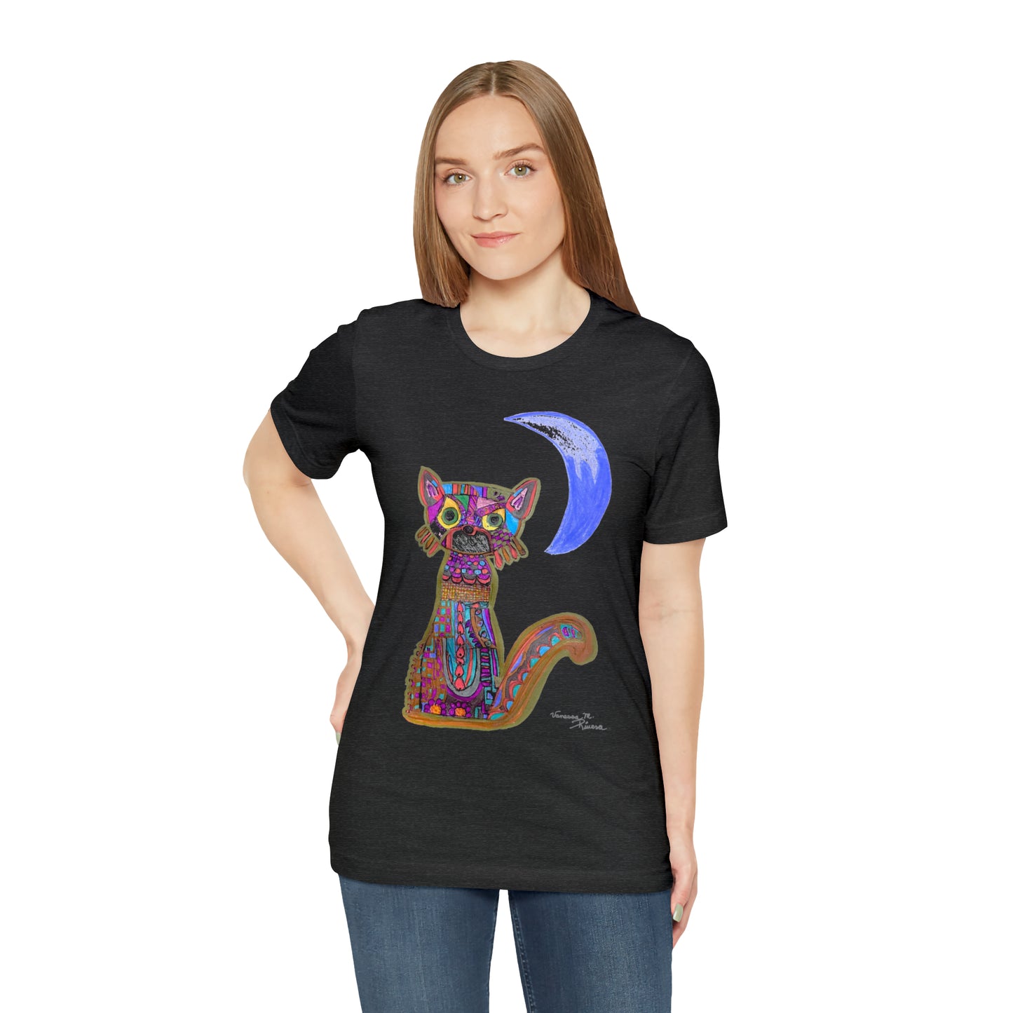 Cat - Unisex Jersey Short Sleeve Tee