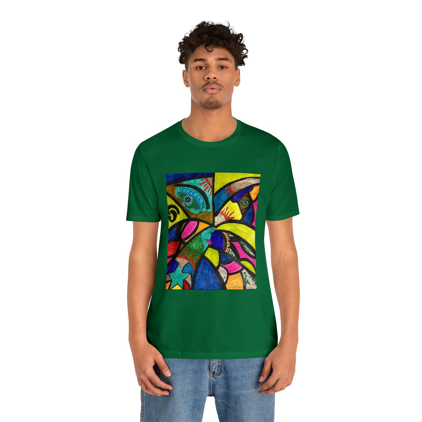 Abstract - Unisex Jersey Short Sleeve Tee