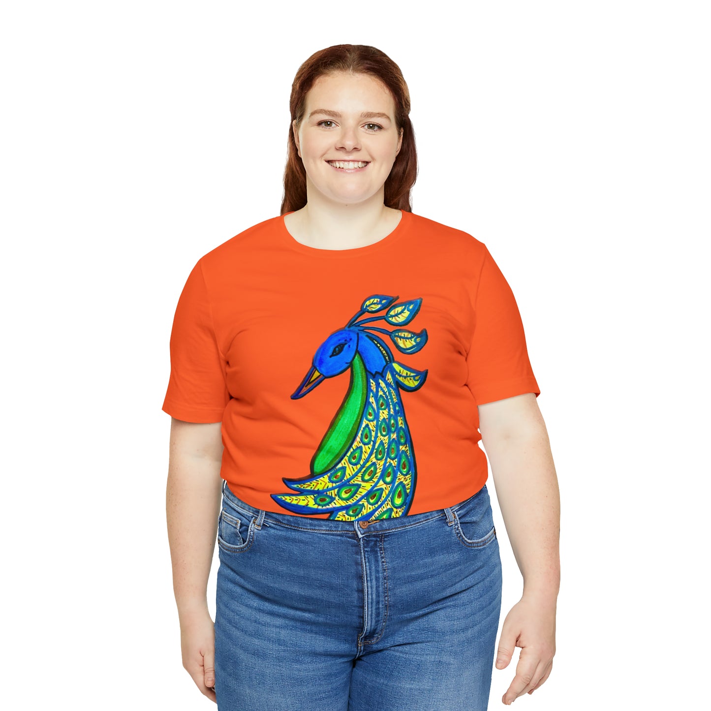 Peacock - Unisex Jersey Short Sleeve Tee