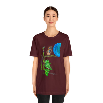 Owl - Unisex Jersey Short Sleeve Tee