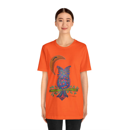 Owl - Unisex Jersey Short Sleeve Tee