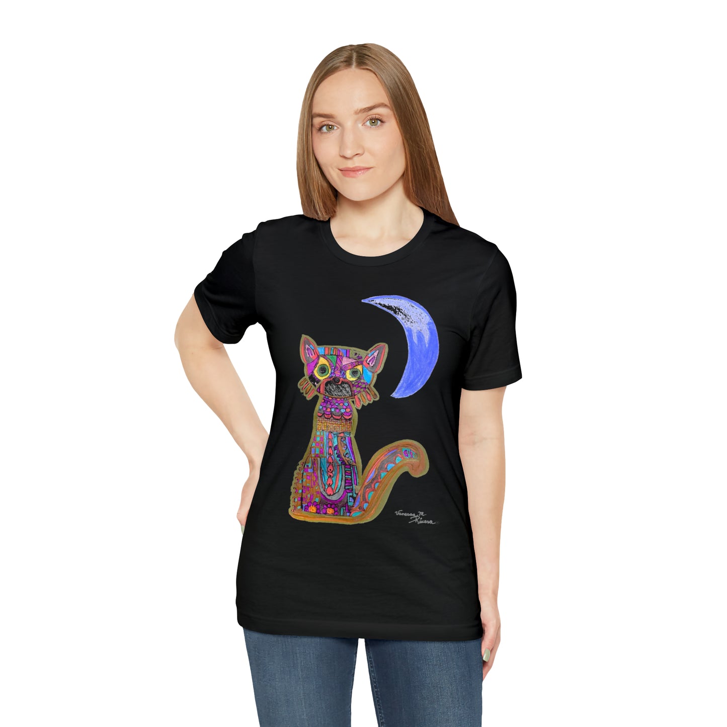 Cat - Unisex Jersey Short Sleeve Tee