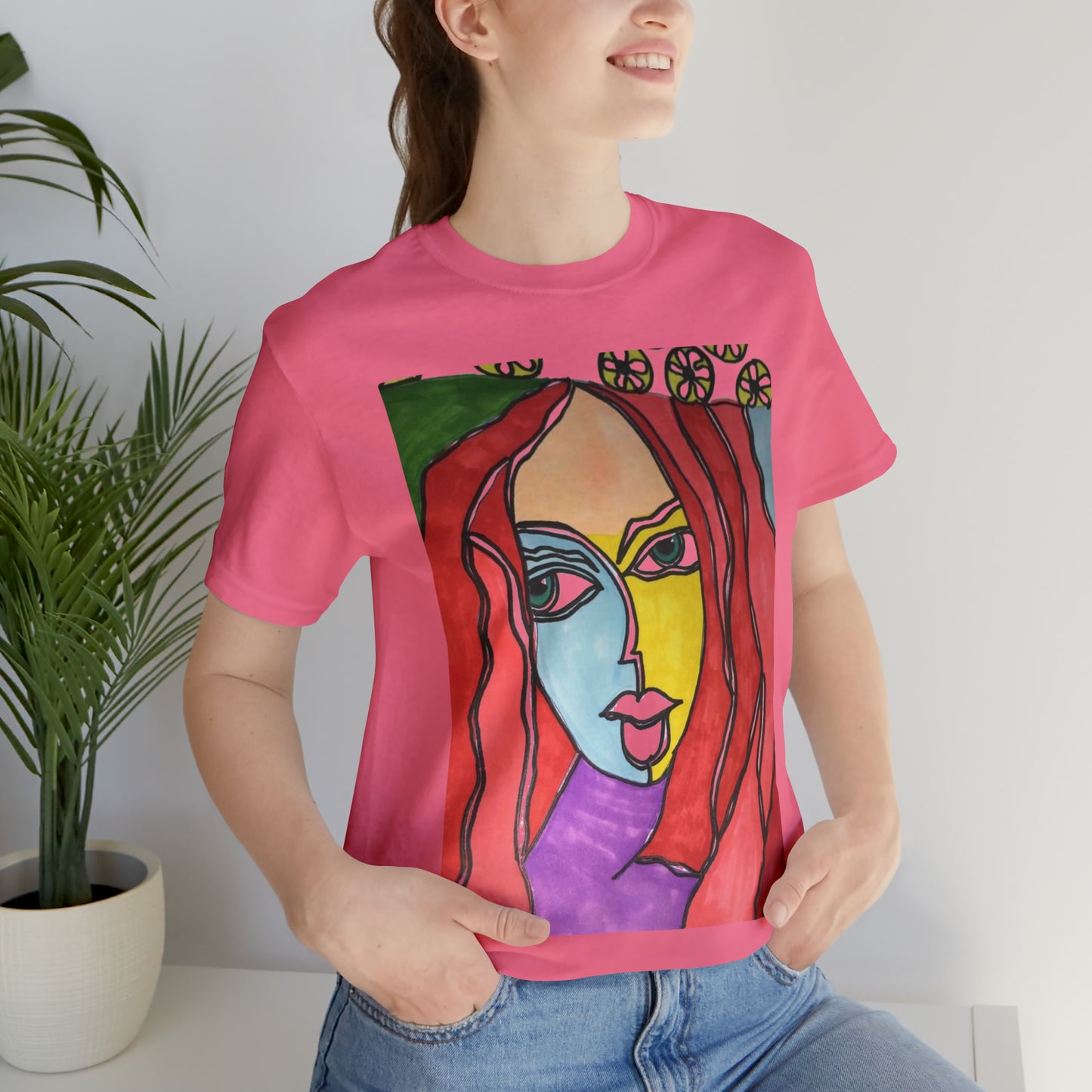 Face - Unisex Jersey Short Sleeve Tee