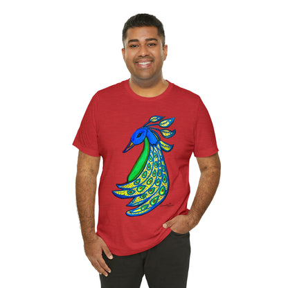 Peacock - Unisex Jersey Short Sleeve Tee