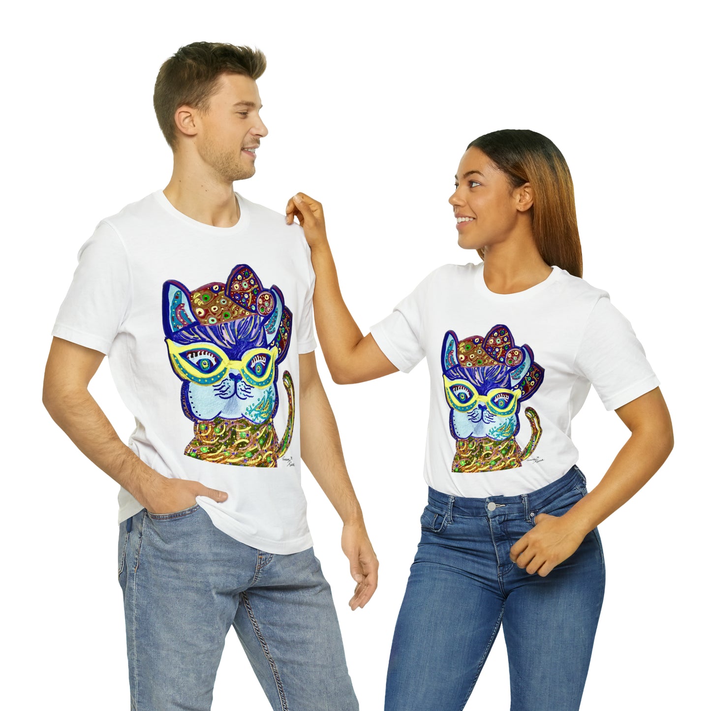 Cat - Unisex Jersey Short Sleeve Tee