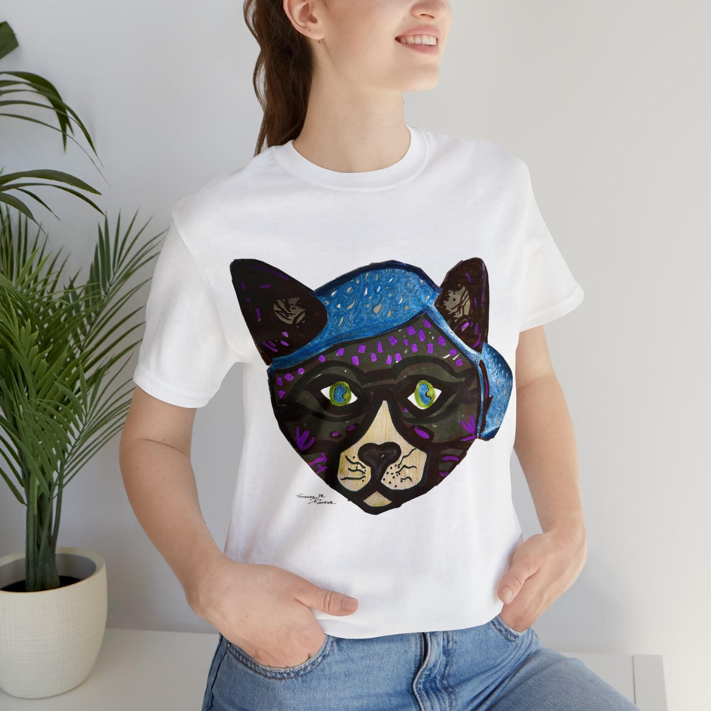 Cat - Unisex Jersey Short Sleeve Tee