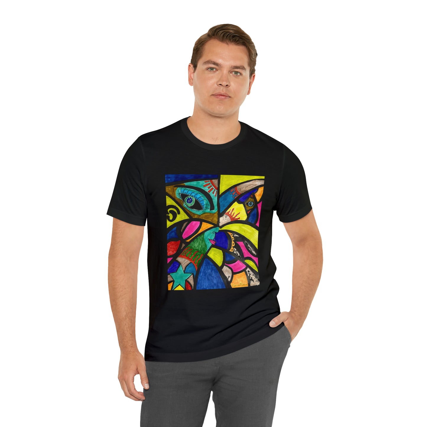 Abstract - Unisex Jersey Short Sleeve Tee