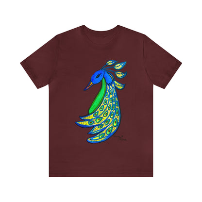 Peacock - Unisex Jersey Short Sleeve Tee