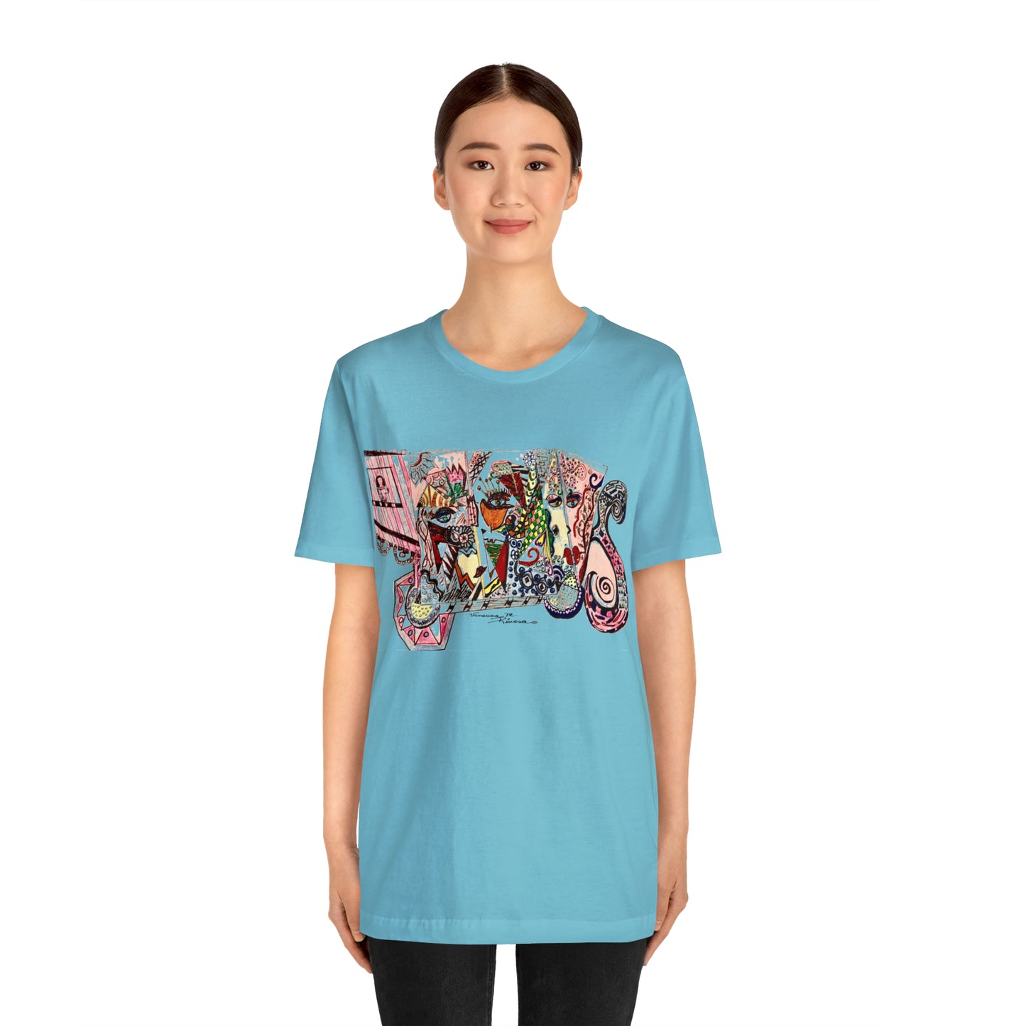 Faces - Unisex Jersey Short Sleeve Tee