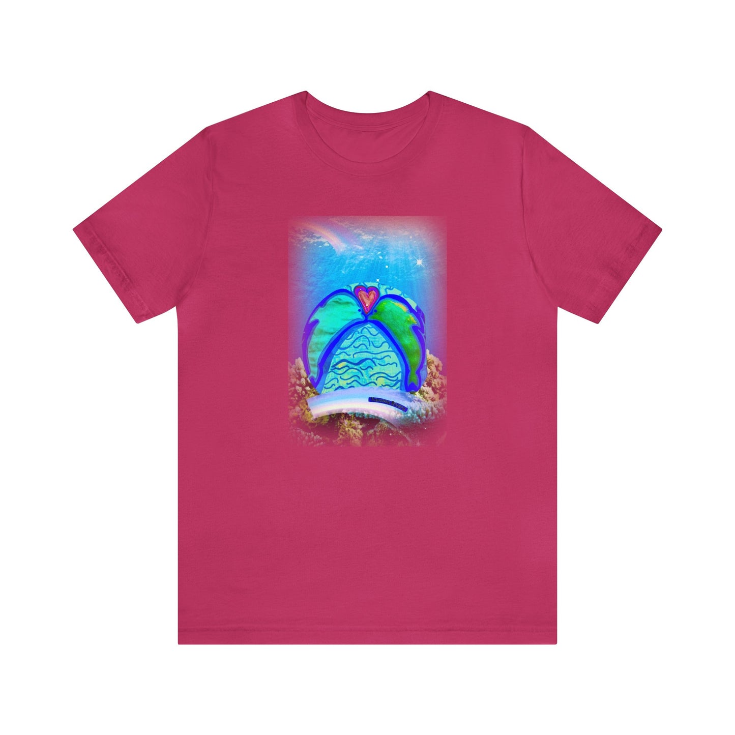 dolphin - Unisex Jersey Short Sleeve Tee