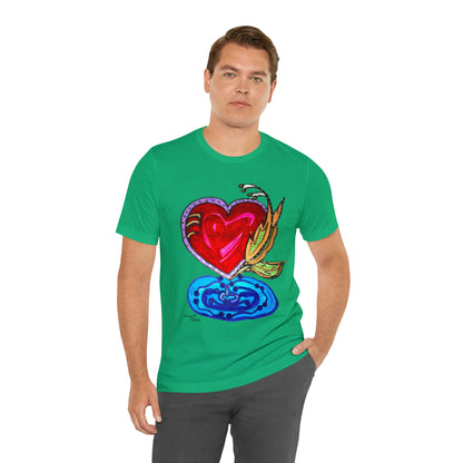 Heart - Unisex Jersey Short Sleeve Tee