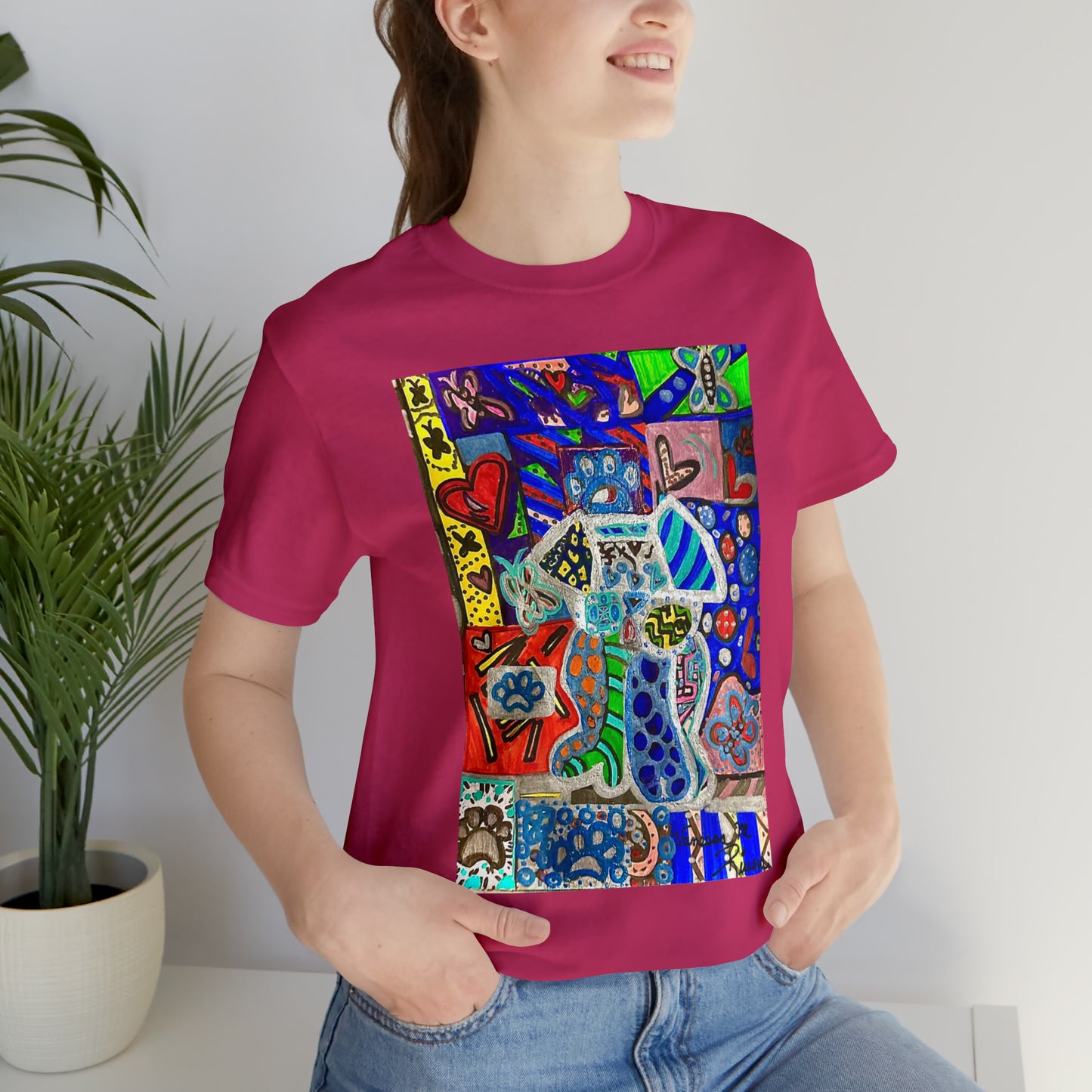 Abstract - Unisex Jersey Short Sleeve Tee