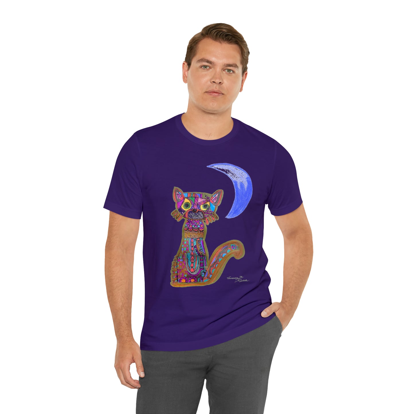 Cat - Unisex Jersey Short Sleeve Tee