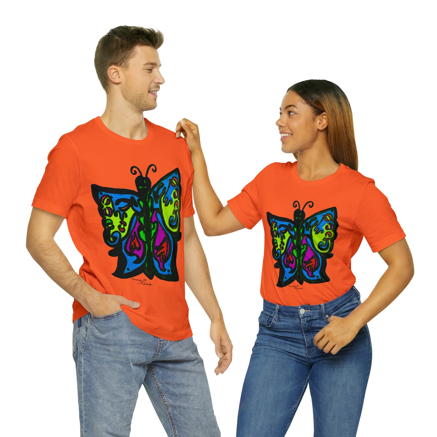 Butterfly - Unisex Jersey Short Sleeve Tee