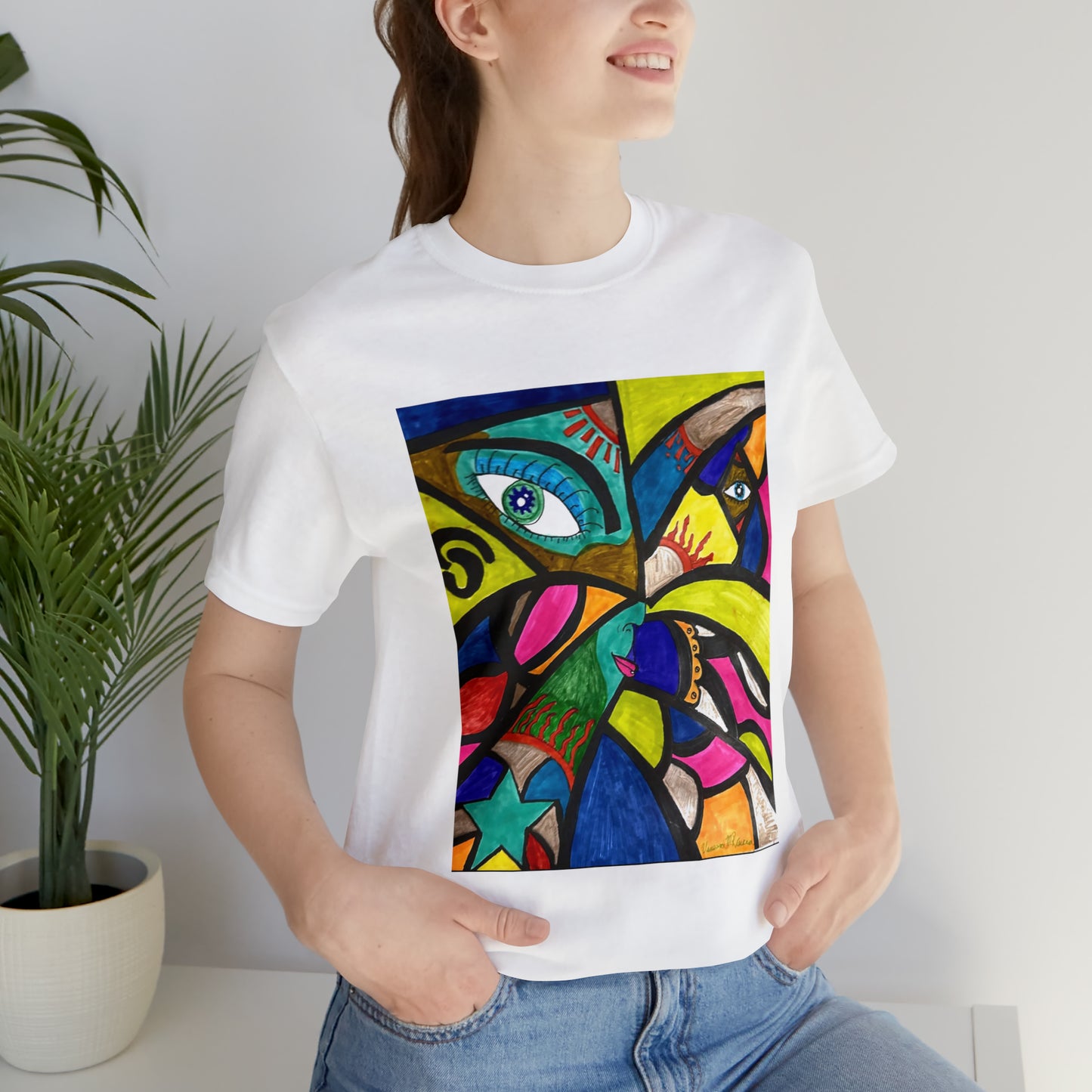 Abstract - Unisex Jersey Short Sleeve Tee