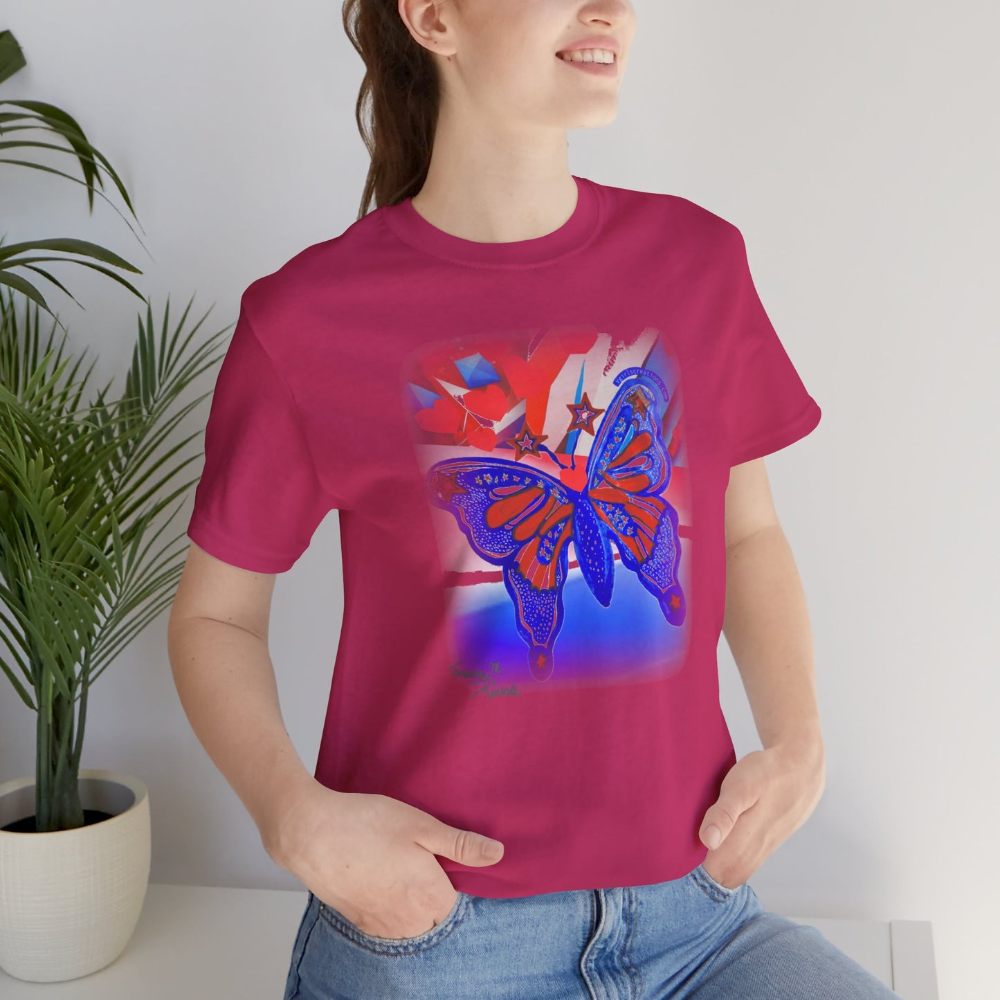 butterfly - Unisex Jersey Short Sleeve Tee