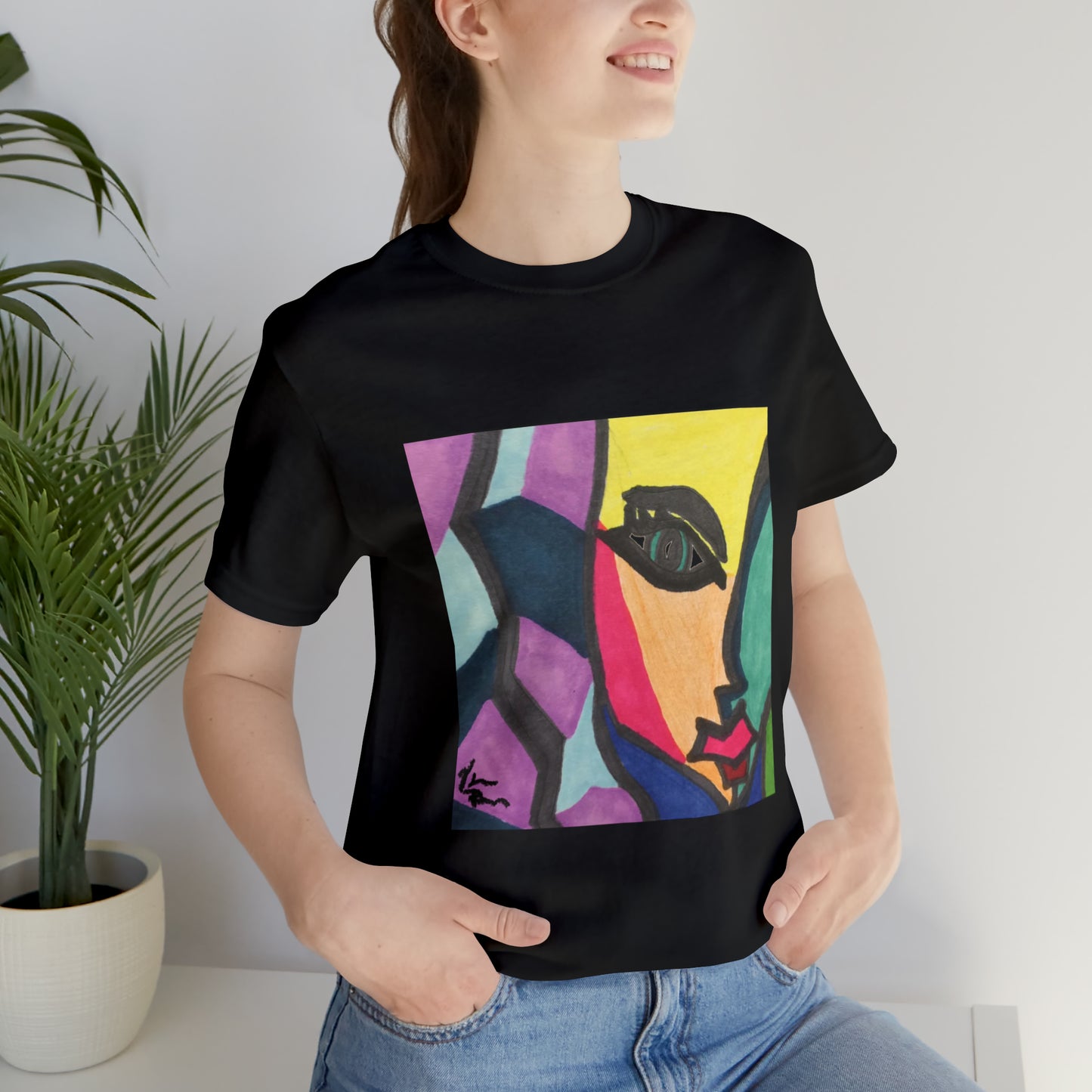 Face - Unisex Jersey Short Sleeve Tee