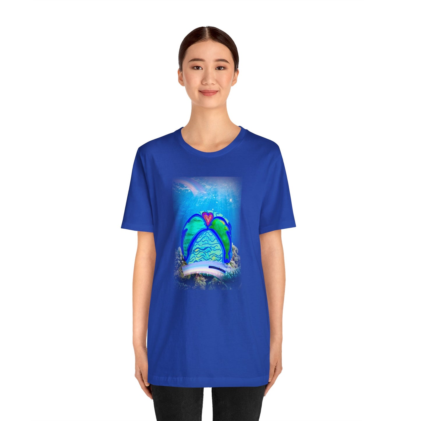 dolphin - Unisex Jersey Short Sleeve Tee