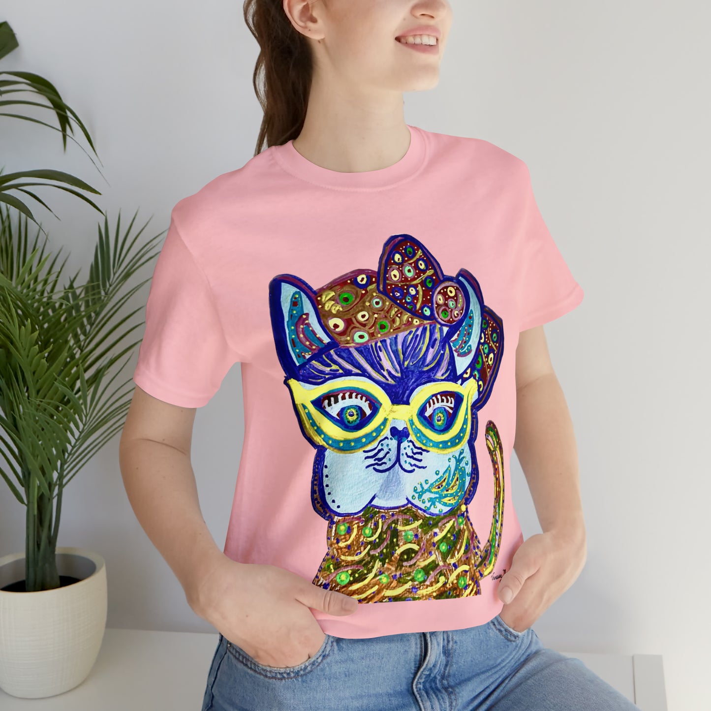 Cat - Unisex Jersey Short Sleeve Tee