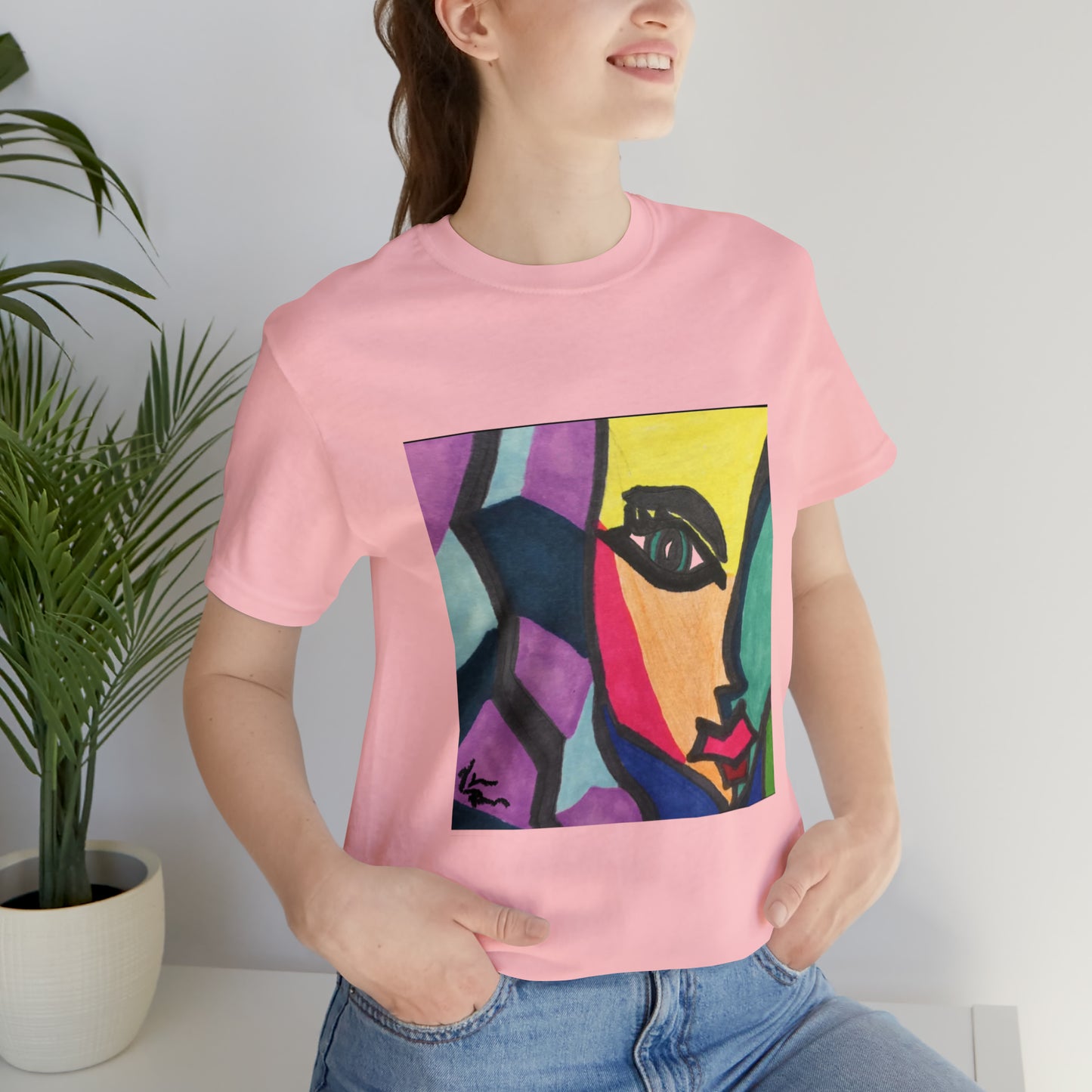 Face - Unisex Jersey Short Sleeve Tee