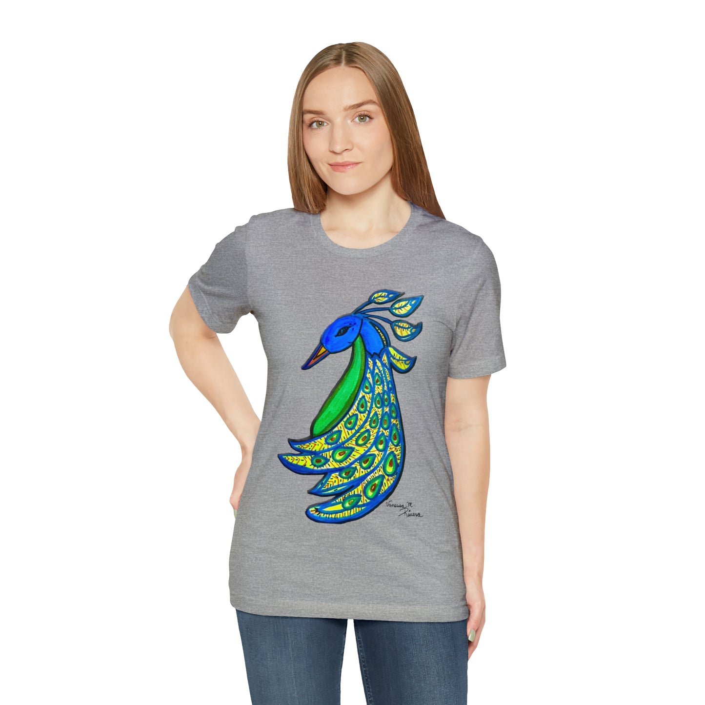 Peacock - Unisex Jersey Short Sleeve Tee