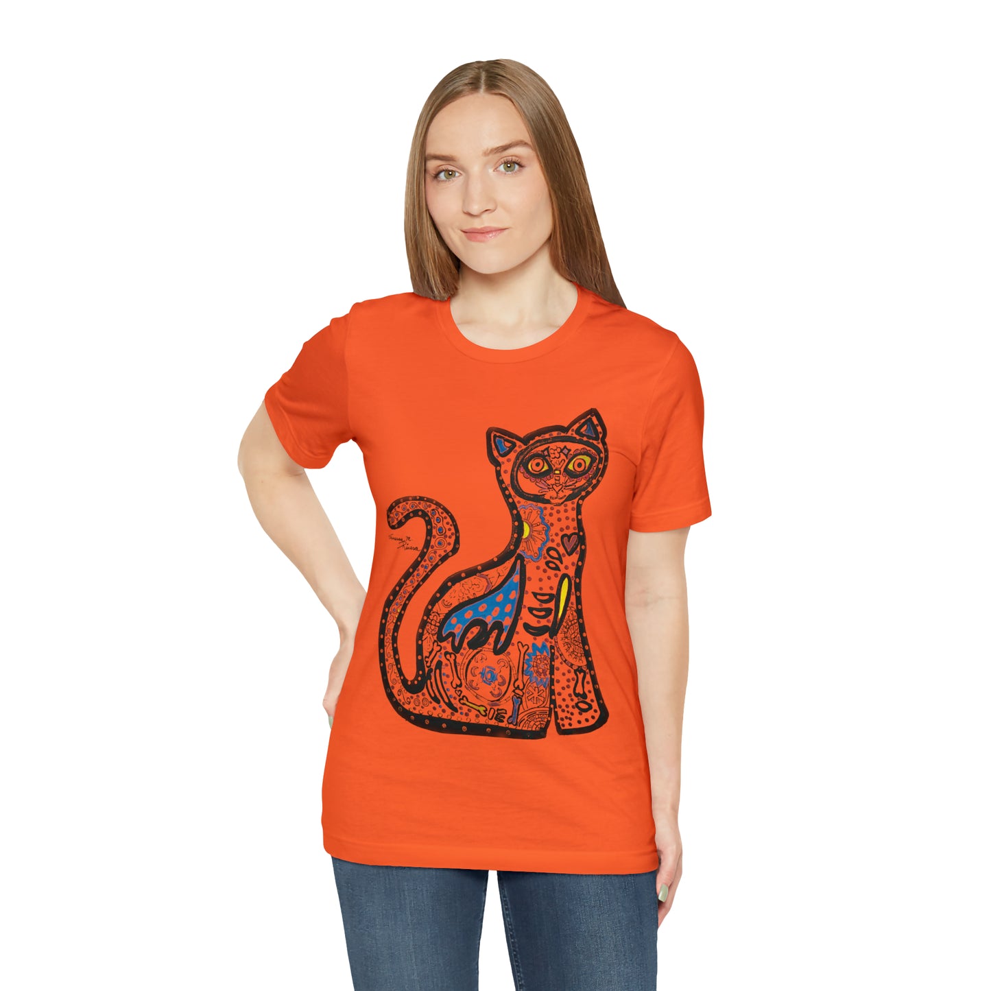 Cat - Unisex Jersey Short Sleeve Tee