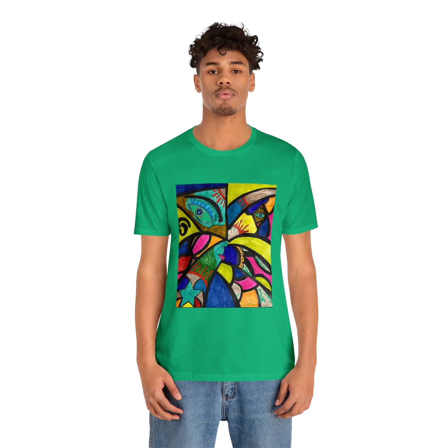 Abstract - Unisex Jersey Short Sleeve Tee