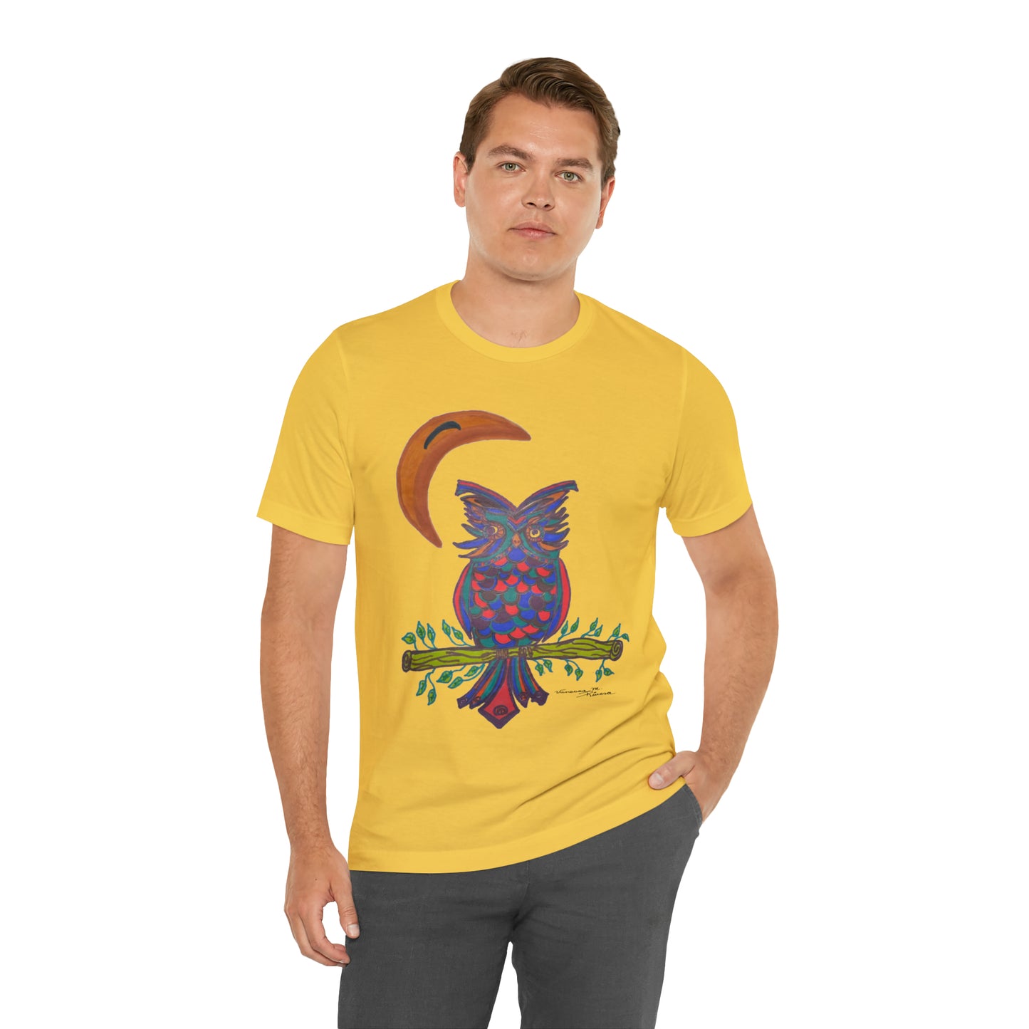 Owl - Unisex Jersey Short Sleeve Tee